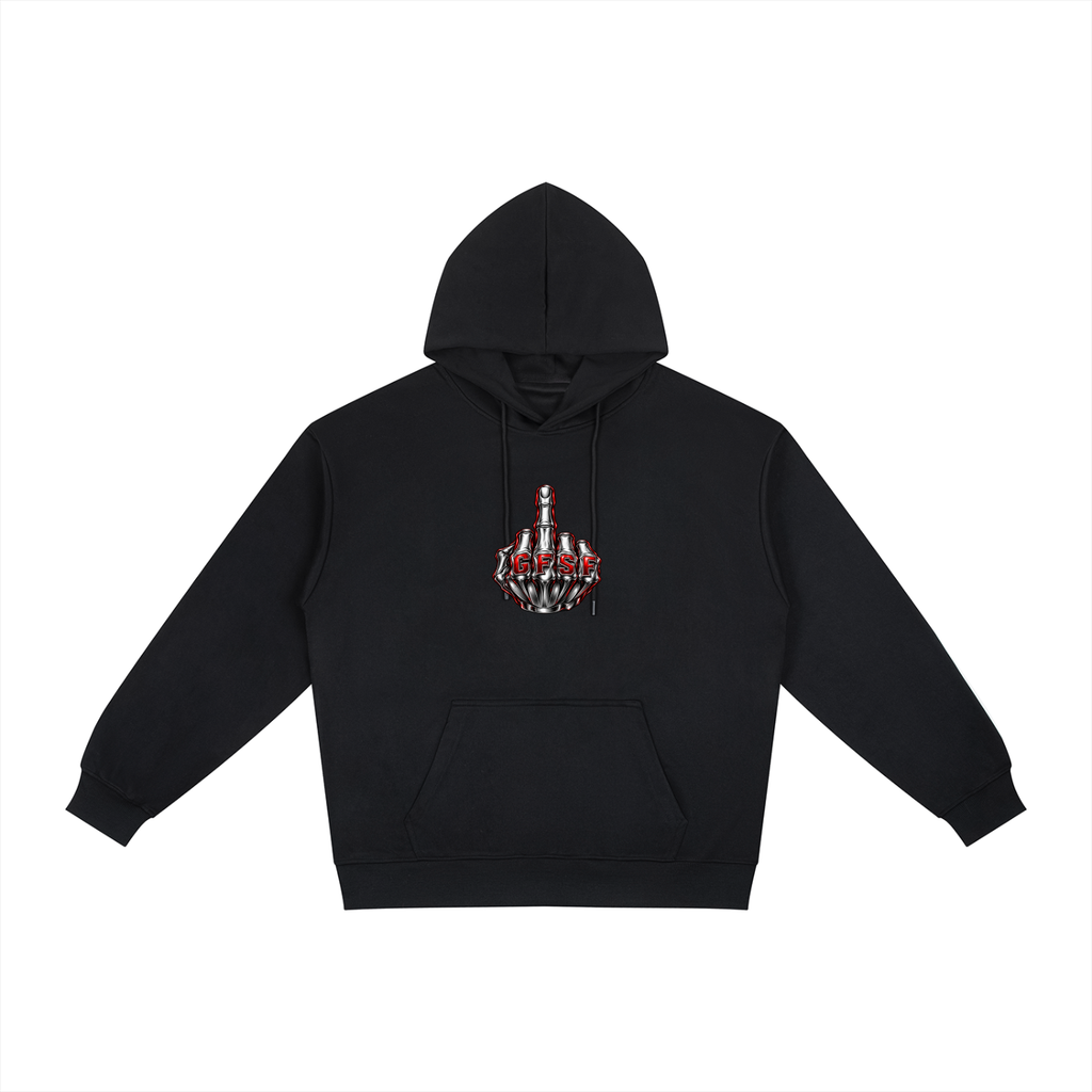 GFSF — Chrome Middle Finger — Relaxed Fit Hoodie