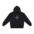GFSF — Chrome Middle Finger — Relaxed Fit Hoodie