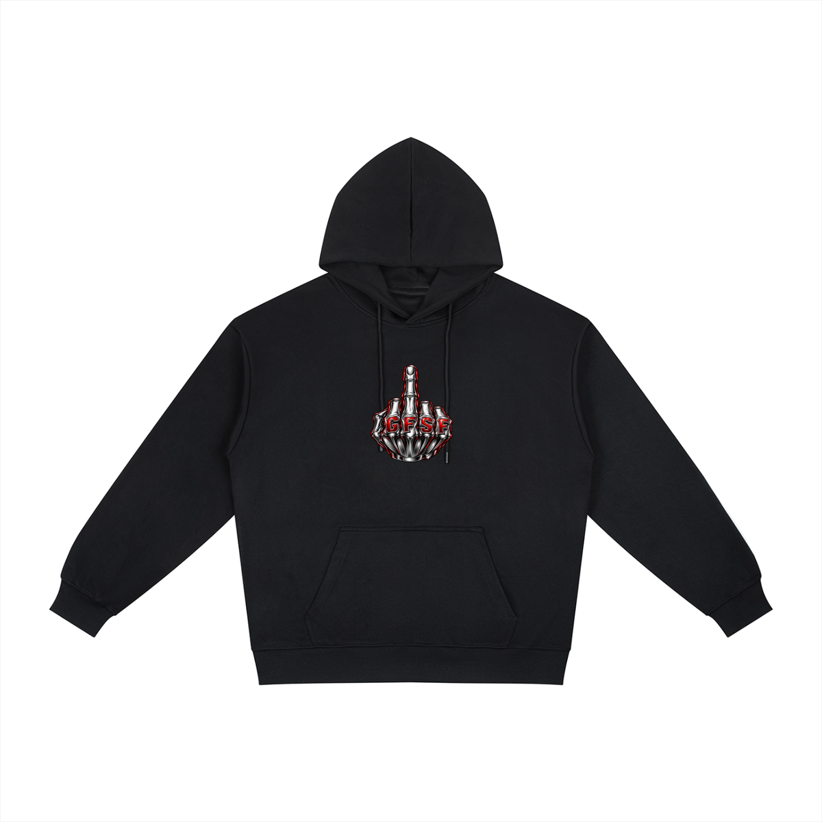 GFSF — Chrome Middle Finger — Relaxed Fit Hoodie