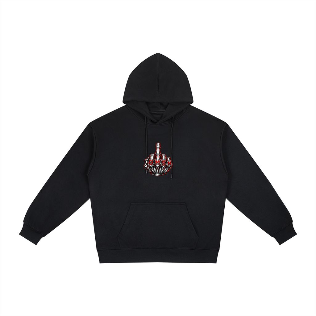 GMSM — Chrome Middle Finger — Relaxed Fit Hoodie