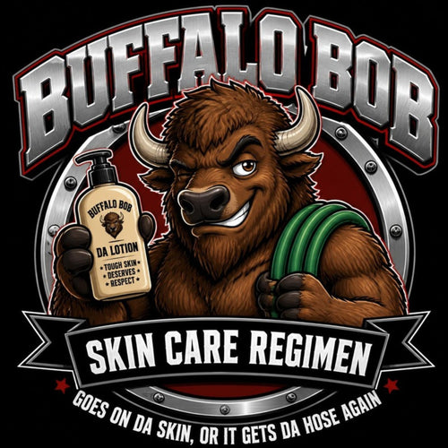 Buffalo Bob Skin Care Regimen - Chrome Badge design