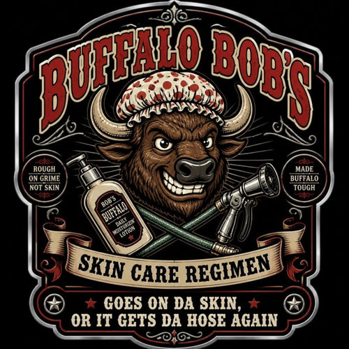 Buffalo Bob's Skin Care Regimen - Vintage Label design