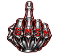 GMSM chrome skeletal hand artwork