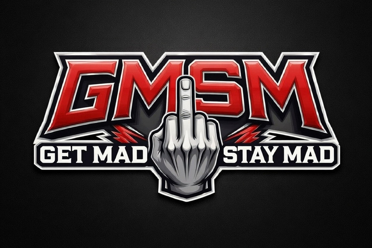 GMSM Get Mad Stay Mad - Red Classic design
