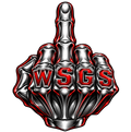 WSGS chrome skeletal hand artwork